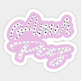 Amor Paz Sticker